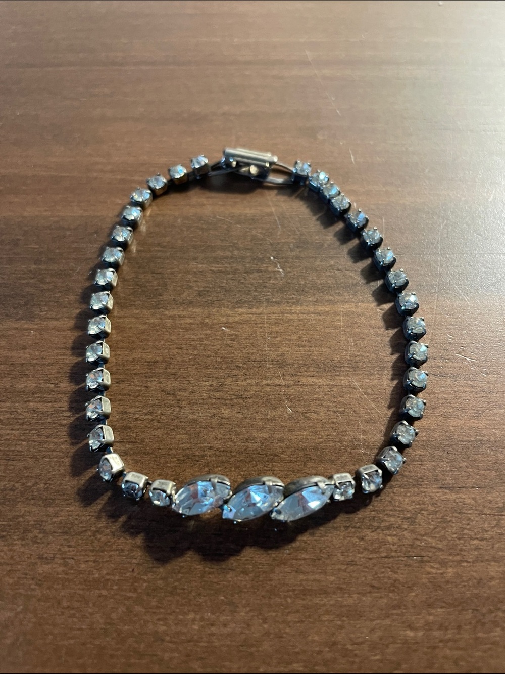 Crystal Bracelet in Clear/White - Women Jewelry